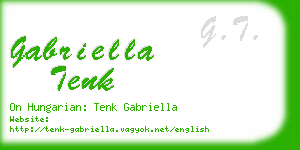 gabriella tenk business card